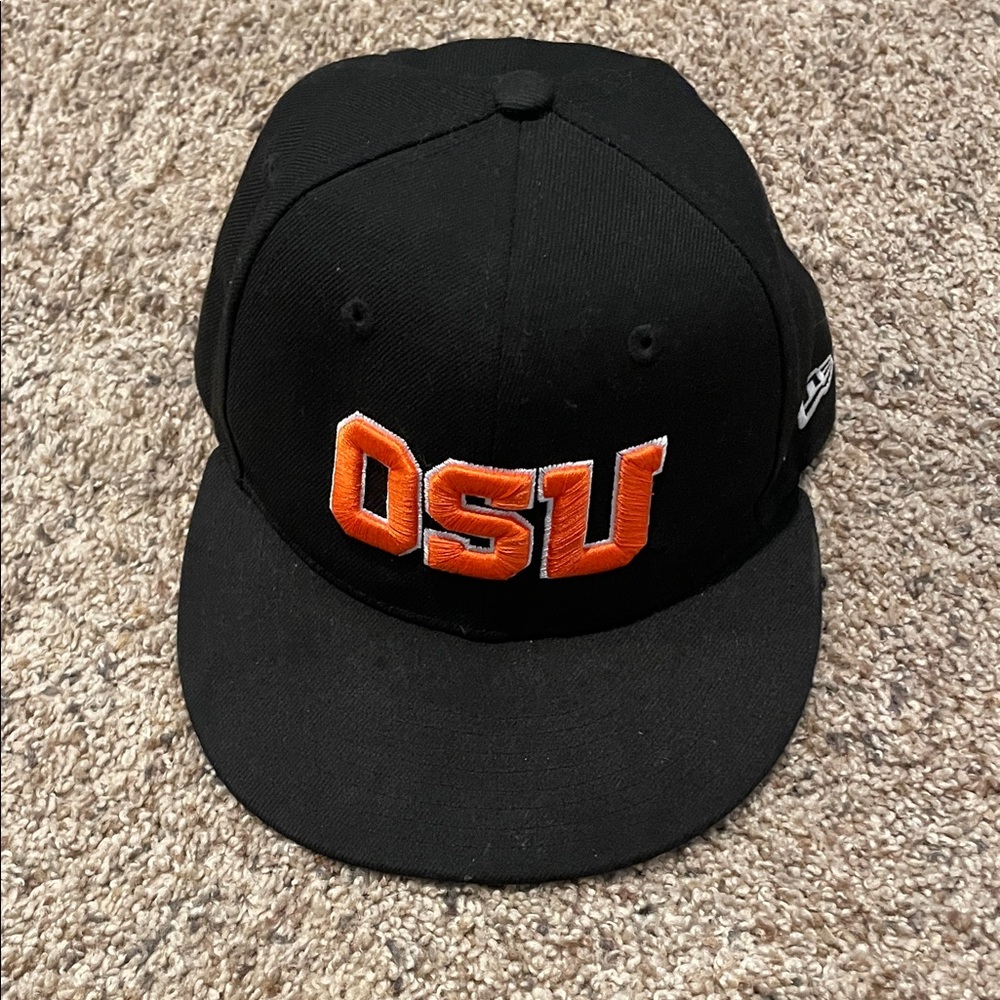 New Era Black and Orange OSU Kids Hat